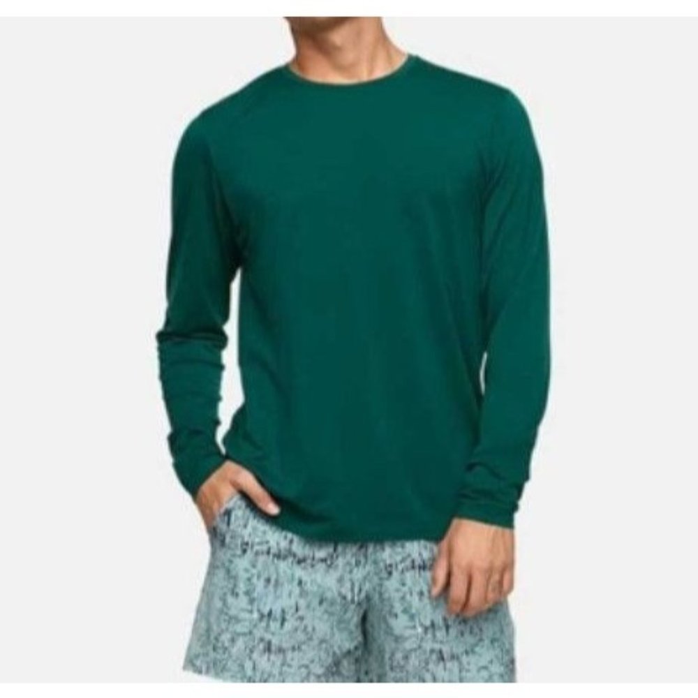 NEW Outdoor Voices Merino Longsleeve T-Shirt M Green